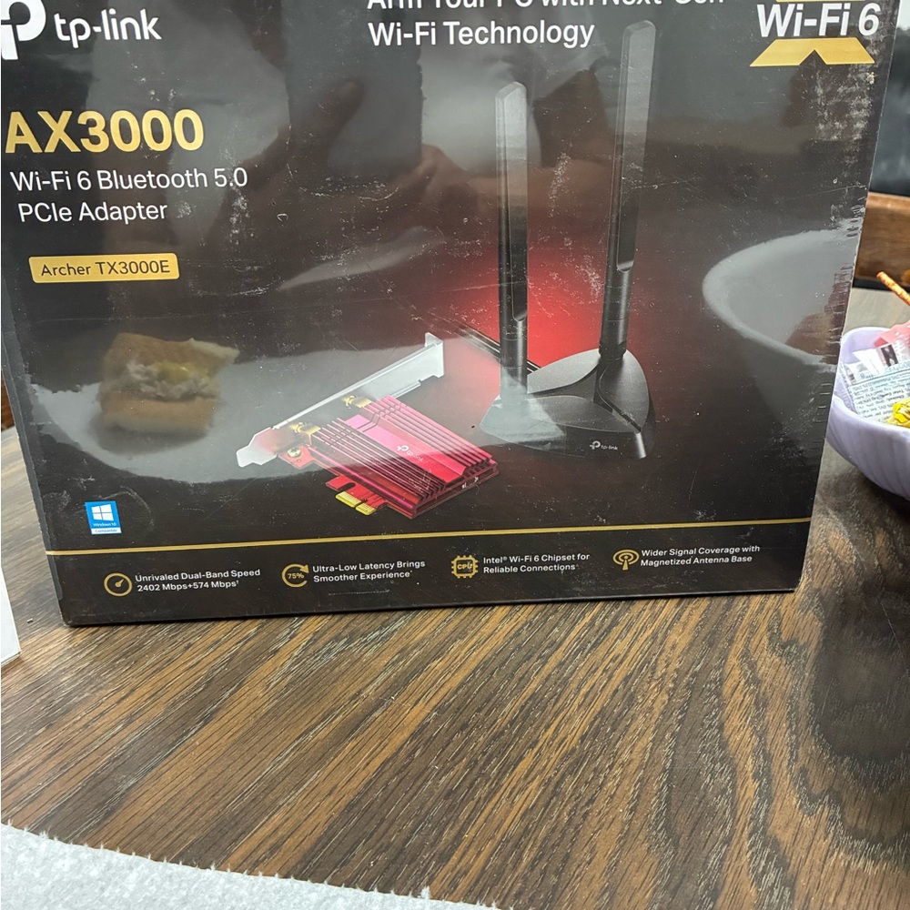 TP-Link Black USB Wi-Fi Adapter for Seamless Networking
